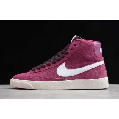 Nike Bayan Blazer Mid Vintage Suede True Berry Mor Kaykay Ayakkabı Türkiye - RBZR6J9E